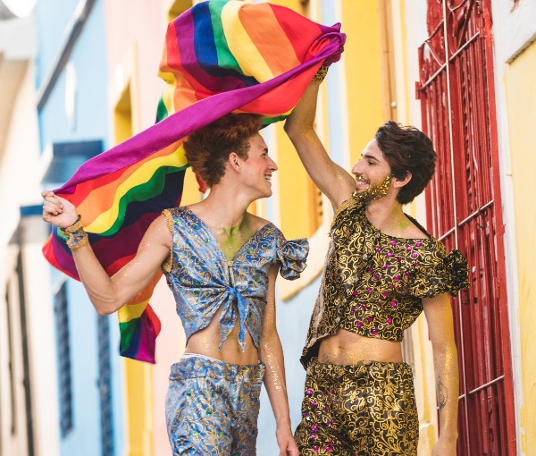 Gay pride couple on sale outfits